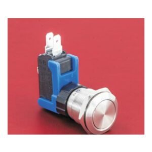 MR-LCA19-11 19 mm High-Current Anti-Vandal Push Button, 1NO1NC 15 A