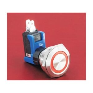 MR-LCA25-11E 25 mm High-Current Anti-Vandal Push Button, Ring Illumination, 1NO1NC 15 A