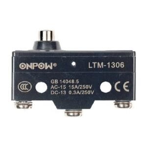MR-LTM-1306 Limit Switch - Plunger, 15 A, IP65