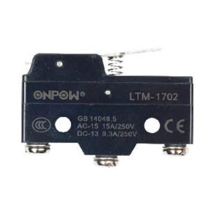 MR-LTM-1702 Limit Switch - Short Hinge Lever, 15 A, IP65