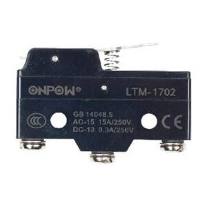 MR-LTM-1702 Limit Switch - Short Hinge Lever, 15 A, IP65