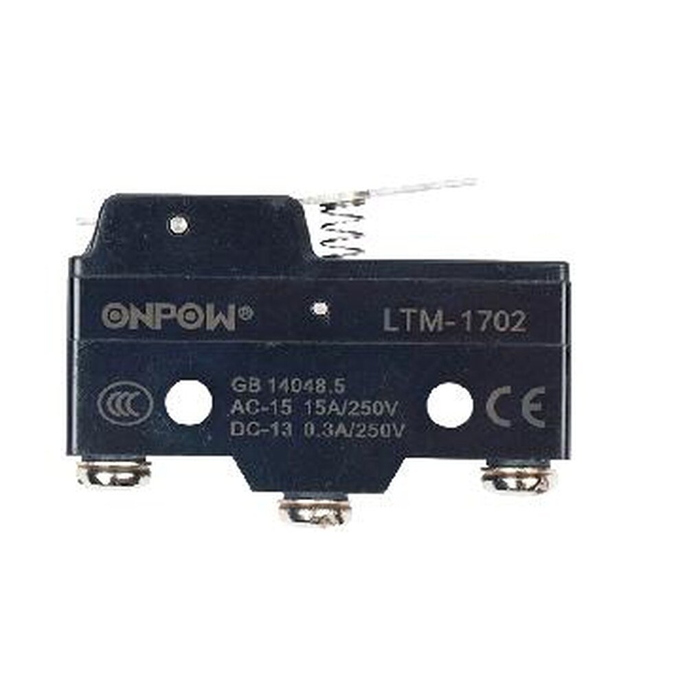 MR-LTM-1702 Limit Switch - Short Hinge Lever, 15 A, IP65