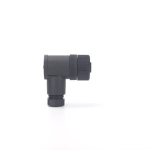 M12 Assembly 3 4 5 8 12Pin Right Angle Plastic Female Connector IP67/IP68 Waterproof Coonector MR-M12-FW-01