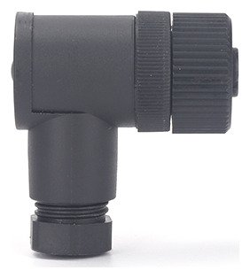 M12 Assembly 3 4 5 8 12Pin Right Angle Plastic Female Connector IP67/IP68 Waterproof Coonector MR-M12-FW-01