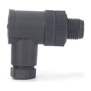 MR-M12-FW-02 - M12 Assembly Circular Plastic 3-17pins Waterproof IP67/IP68 Male Elbow Connector