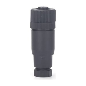 MR-M12-FW-03 - M12 Female Screw Joint Straight Field Assembly Plastic Waterproof Connector