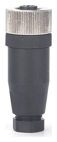 IP67/IP68 Waterproof M12 3 4 5 6 8 12 17Pin Female Straight Assembly Connector MR-M12-FW-04