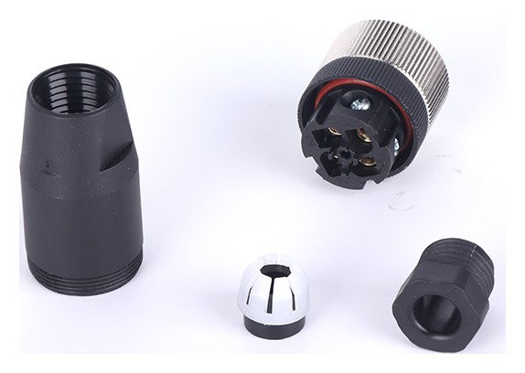 M12 3 4 5 6 8 12 17Pin Male Straight Field Wireable Electrical Waterproof Connectors MR-M12-FW-05