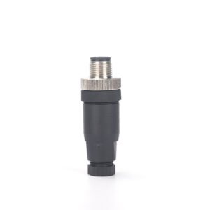 M12 3 4 5 6 8 12 17Pin Male Straight Field Wireable Electrical Waterproof Connectors MR-M12-FW-05