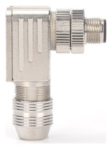 M12 3pin 4pin 5pin 8pin12pin Male Assembly Right Angled Shielded Waterproof Connector MR-M12-FW-06