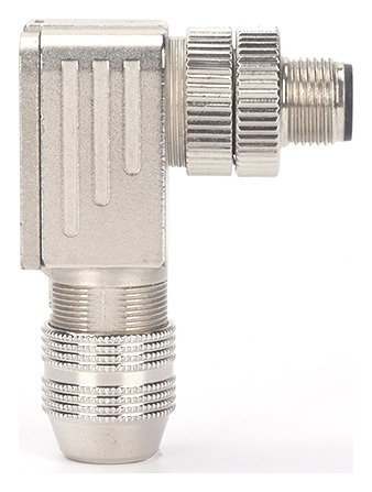M12 3pin 4pin 5pin 8pin12pin Male Assembly Right Angled Shielded Waterproof Connector MR-M12-FW-06