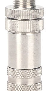 MR-M12-FW-08 - M12 Assembly Metal Male Plug IP67 Waterproof A B D Code 3 4 5 8 12 Cores Shielded Industrial Connector