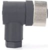 M12 Female 3 4 5 8 12Pin Electrical A B D Code Right Angle Plug Circular Connector MR-M12-GN-02