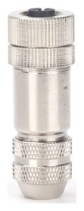 M12 3 4 5pin Waterproof Metal Female Plug Assembly Screw Threaded Sensor Connectors MR-M12-GN-03