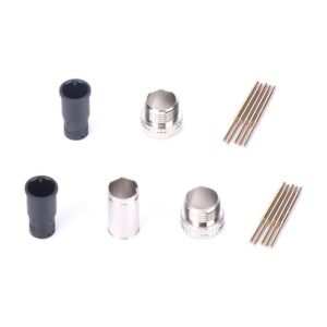MR-M12-OC-05-RL - M12 Male Straight IP68/IP67 Automatic Shielded Waterproof Connector With Extension Cable