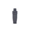 Waterproof M12 Male Straight Plastic Plug Cable Assembly Connector for Industrial Automation MR-M12-OC-12