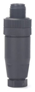 Waterproof M12 Male Straight Plastic Plug Cable Assembly Connector for Industrial Automation MR-M12-OC-12