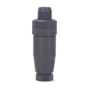 Waterproof M12 Male Straight Plastic Plug Cable Assembly Connector for Industrial Automation MR-M12-OC-12