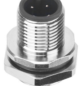 M12 Male Panel Mount Rear Fastened PCB Type Waterproof electrical Plug MR-M12-PM-10