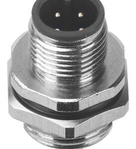 MR-M12-PM-26 - M12 Male Panel Mount Rear Fastened Waterproof Electrical Connector With Thread M16X1.5
