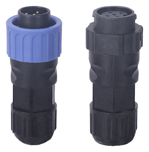 M16 Series 2 3 4 5 Poles Assembly Type Female/Male New Energy Li-ion Electric Vehicle IP67 Waterproof Connector MR-M16-FW-01