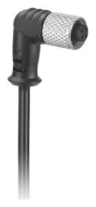 M5 Cable Female Overmolded Waterproof Electronic Connector Right Angle Shielded MR-M5-OC-04-RL