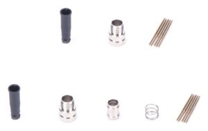 M5 Cable Male Overmolded Waterproof Electronic Connector Straight Shielding MR-M5-OC-05