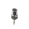 M5 Female Panel Mount Rear Fastened Waterproof Connector With Wires MR-M5-PM-02