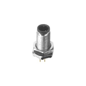 M5 Male Panel Mount Front Fastened PCB Type Waterproof Plug MR-M5-PM-03