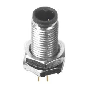 MR-M5-PM-03 - M5 Male Panel Mount Front Fastened PCB Type Waterproof Plug