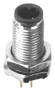 M5 Male Panel Mount Front Fastened PCB Type Waterproof Plug MR-M5-PM-03