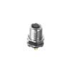 M5 Female Panel Mount Front Fastened Solder Type Waterproof Connector MR-M5-PM-05