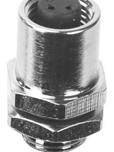 M5 Female Panel Mount Rear Fastened Solder Type Waterproof Connector MR-M5-PM-07