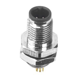 MR-M5-PM-10 - M5 Male Panel Mount Rear Fastened Solder Type Waterproof Plug