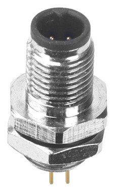 M5 Male Panel Mount Rear Fastened PCB Type Waterproof Receptacle MR-M5-PM-11