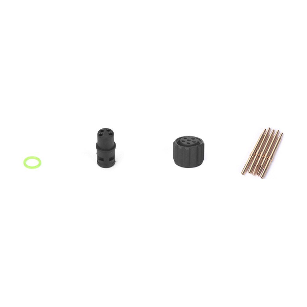 M8 Cable Female Molded Waterproof Electrical Connector Straight With Plastic Nut MR-M8-OC-01-RL
