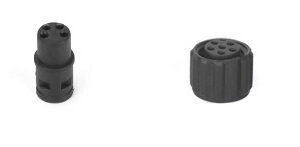M8 Cable Female Molded Waterproof Electrical Connector Straight With Plastic Nut MR-M8-OC-01-RL