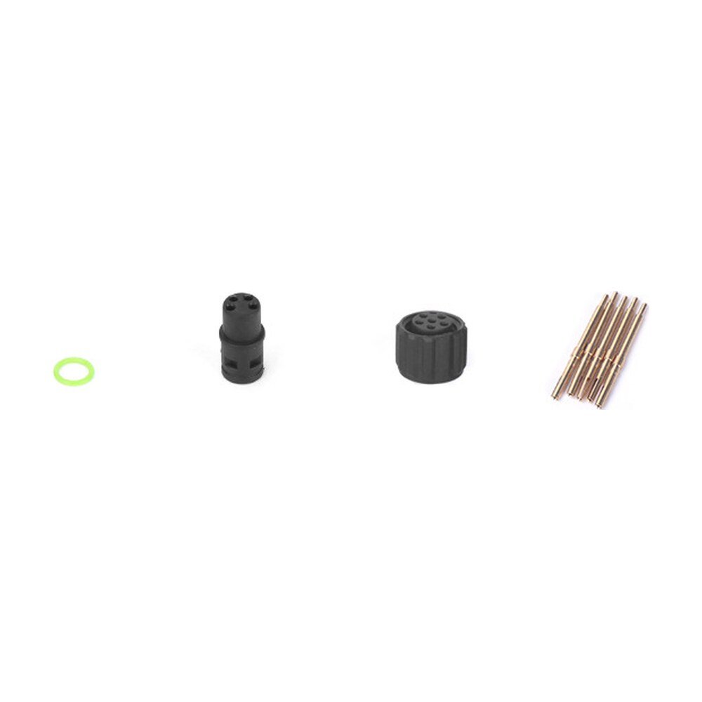 M8 Cable Female Molded Waterproof Electrical Connector Straight With Plastic Nut MR-M8-OC-01-RL