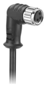 M8 Cable Female Molded A Coded Waterproof Electrical Connector Right Angle MR-M8-OC-02-RL