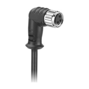 MR-M8-OC-02-RL - M8 Cable Female Molded A Coded Waterproof Electrical Connector Right Angle