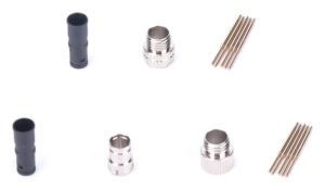 M8 Cable Male Molded Waterproof Electrical Connector Straight MR-M8-OC-04-RL