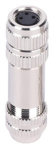 M8 3 4Pin A Coded Female Cable Assembly Type Screw Joint Waterproof Connector Metal Shieled MR-M8-OC-05