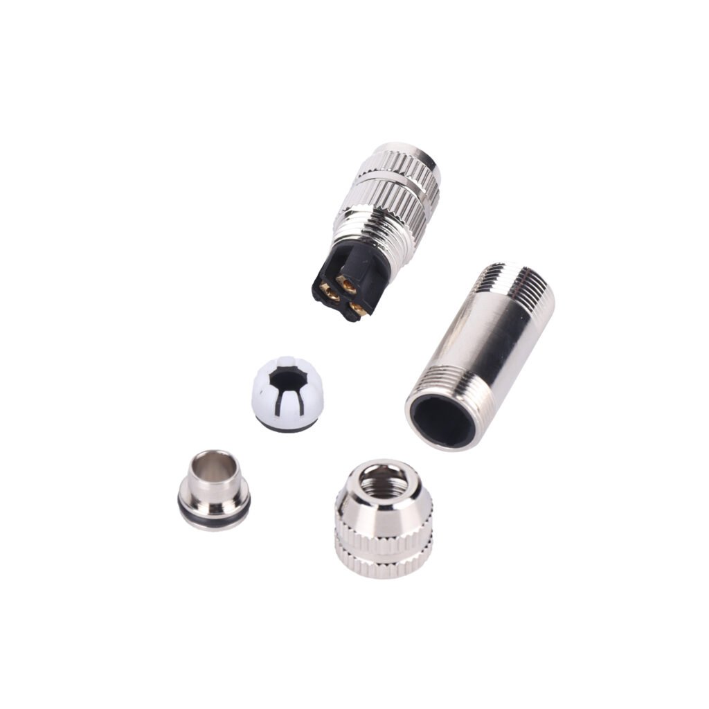 M8 3 4Pin A Coded Female Cable Assembly Type Screw Joint Waterproof Connector Metal Shieled MR-M8-OC-05