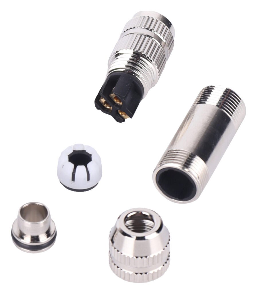 M8 3 4Pin A Coded Female Cable Assembly Type Screw Joint Waterproof Connector Metal Shieled MR-M8-OC-05