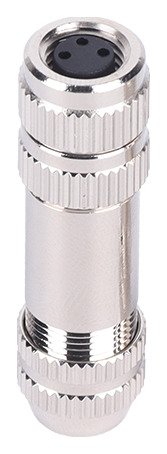 M8 3 4Pin A Coded Female Cable Assembly Type Screw Joint Waterproof Connector Metal Shieled MR-M8-OC-05