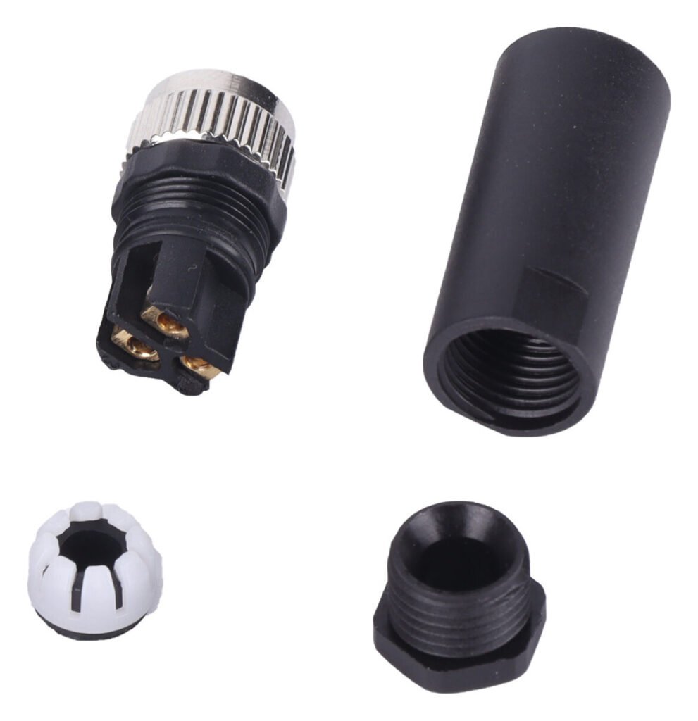 M8 3 4Pin A Coded Female Cable Assembly Type Screw Joint Waterproof Connector MR-M8-OC-06