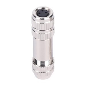 MR-M8-OC-08 - M8 Female Cable Assembly Solder Type Field Wireable Waterproof Connector Metal Shielding