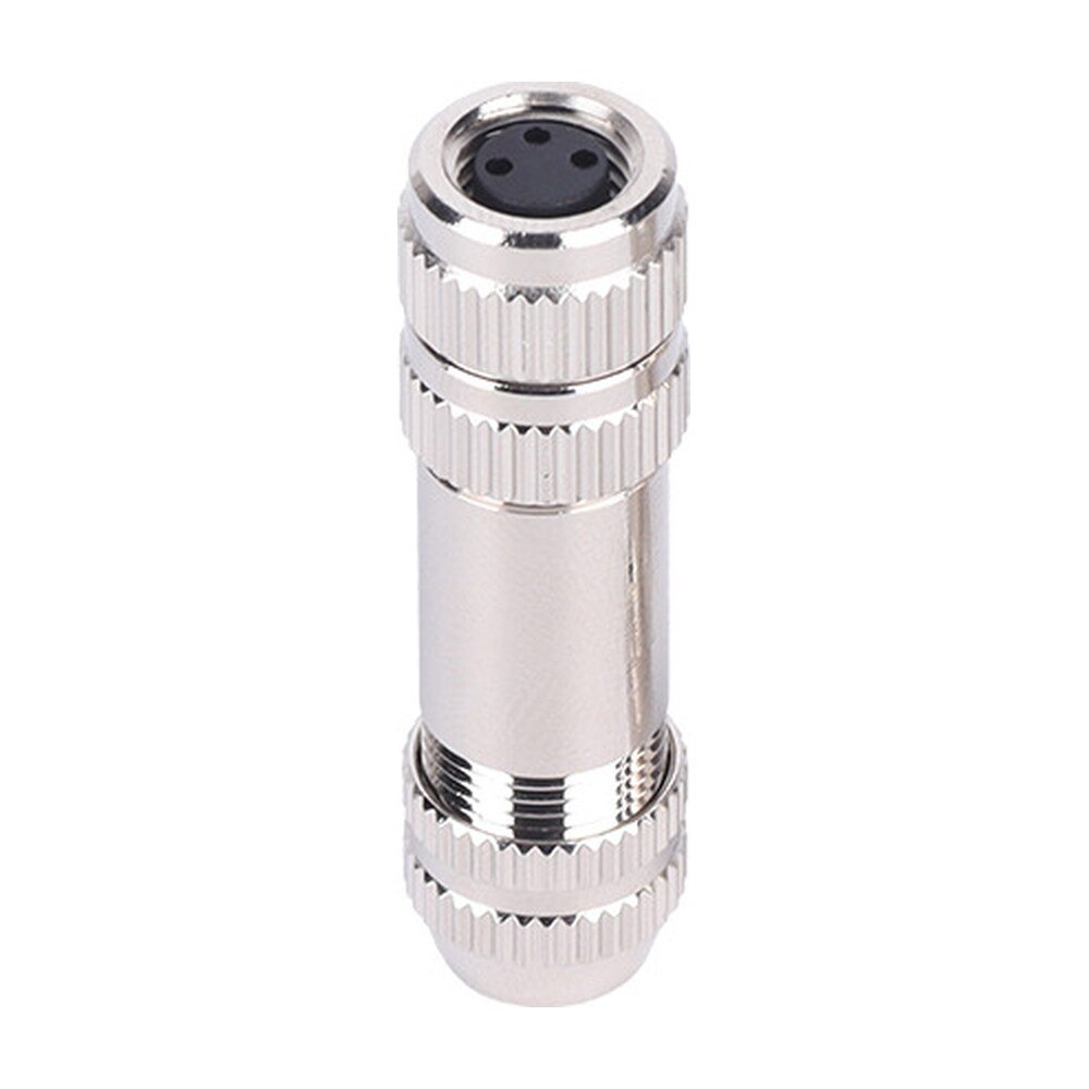 M8 Female Cable Assembly Solder Type Field Wireable Waterproof Connector Metal Shielding MR-M8-OC-08