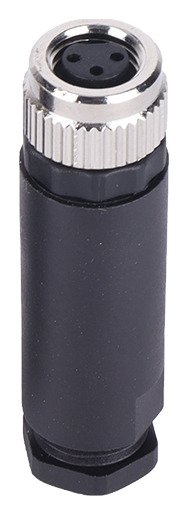 M8 Female Cable Assembly Solder Type Field Wireable Waterproof Connector MR-M8-OC-09
