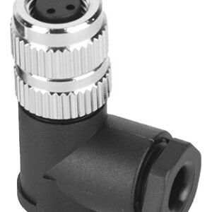 M8 Female Cable Assembly Solder Type Field Wireable Right Angle Waterproof Connector MR-M8-OC-10